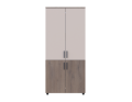 Skříň na oblečení Doros Thorn Cremona Cannolo/Kašmír 2 DTD tyč 90х51.6х200 (44900451)