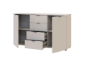 Komoda Doros Ron 5 Kašmír 2 dveře 4 zásuvky 140 × 38 × 81 (41516047)