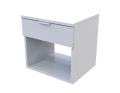 Noční stolek Doros GN1 Bílý 40х40х35 (41510031)