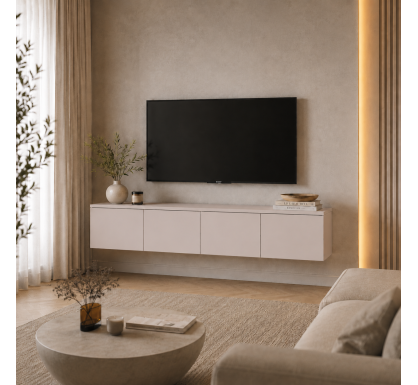 TV stolek Doros Levia Kašmír 4 dveře 160x35x33 (41516085)