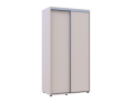 Šatní skříň s posuvnými dveřmi Doros Sigma Slim Kašmír 2 dveře 110x60x214.4 (42005454)