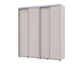 Šatní skříň s posuvnými dveřmi Doros Sigma Slim Kašmír 2+2 dveře 190x60x214.4 (42005585)