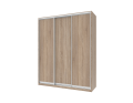 Šatní skříň Doros City Light Dub Sonoma 3 DTD 180×60×225 (42002003)