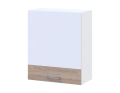 Kuchyně Doros Lea V72_Š60 horní pravá Bílá/Dub Sonoma DTD 60×31×72 (81359337.4)
