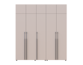 Šatní skříň se zásuvkami a nástavcem Doros Kasper Kašmír 2+3 LTD 225×48×245  (42005554)