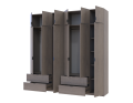 Set Doros Lukas Cannolo/Cannolo 3+3 dveře 240×50×240 (42005241)
