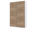 Skříň s posuvnými dveřmi Doros G-Caiser Bílá Dub Evok 2 DTD 160x60x240 (42005073)