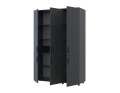 Skříň na oblečení Doros Thorn Antracit 3 DTD police 135x51.6x200 (44900492)