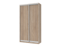 Šatní skříň Doros City Light Dub Sonoma 2 DTD 120×45×225 (42002011)