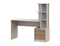 Kancelářský stůl Doros T7 Kašmír/Dub Evok 136 × 55 × 138 (41516059)