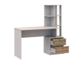 Kancelářský stůl Doros T7 Kašmír/Dub Evok 136 × 55 × 138 (41516059)