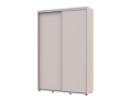 Šatní skříň s posuvnými dveřmi Doros Sigma Slim Kašmír 2 dveře 140x45x214.4 (42005448)