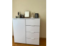 Komoda Doros Ron 1 1 dveře 4 zásuvky Bílý 80 × 38 × 81 (41516005)