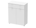Komoda Doros Ron 2 2 dveře 1 zásuvka Bílý 80 × 38 × 100 (41516003)