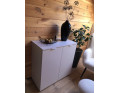Komoda Doros Ron 3 2 dveře Bílý 80 × 38 × 81 (41516001)