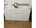 Komoda Doros Ron 7 Bílý 4 dveře 2 zásuvky 160 × 38 × 81 (44900222)