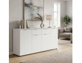 Komoda Doros Ron 7 Bílý 4 dveře 2 zásuvky 160 × 38 × 81 (44900222)