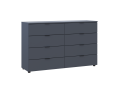 Komoda Ron 8 Grafit 8 zásuvek 130×38×81 (41516173)