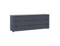Komoda Ron 9 Grafit 6 zásuvek 160×38×62 (41516176)