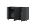 Komoda Doros Thorn Antracit 3 DTD 135×51,6×80 (41510173)