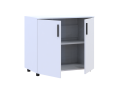 Komoda Doros Thorn Bílá 2 DTD 90×51,6×80 (41510145)