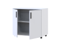 Komoda Doros Thorn Bílá 2 DTD 90×51,6×80 (41510145)