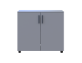 Komoda Doros Thorn Šedá 2 DTD 90×51,6×80 (41510147)