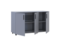 Komoda Doros Thorn Šedá 3 DTD 135×51,6×80 (41510171)