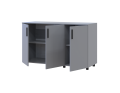 Komoda Doros Thorn Šedá 3 DTD 135×51,6×80 (41510171)