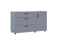 Komoda Doros Thorn Šedá 3Š/1D 135×51,6×80 (41510183)