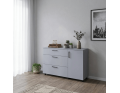 Komoda Doros Thorn Šedá 3Š/1D 135×51,6×80 (41510183)