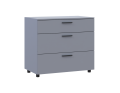 Komoda Doros Thorn Šedá 3Š 90×51,6×80 (41510159)