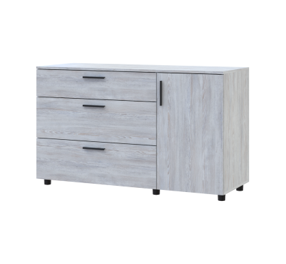 Komoda Doros Thorn Borovice Natty 3Š/1D 135×51,6×80 (41510179)