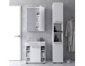 Set do koupelny Doros Mira Bílý DTD 90×33×183,5 (41510133)