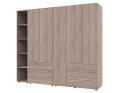 Set Doros Gelar s regálem Dub Sonoma 2+3 dveře 231,9×49,5×203,4 (42005046)