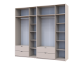 Set Lukas Kašmír 3+3 dveře 255×50×240 (42005112)