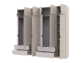 Set Lukas Kašmír 3+3 dveře 270×50×240 (42005116)