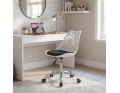 Otočná židle PRINT – bílo-černá (10037371)