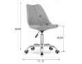 Otočná židle PRINT – šedá (10037421)