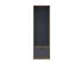 Regál s věšákem Doros Rondi Dub Artisan/Grafit 60×52×195 (41516243)