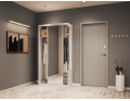 Předsíň Doros City One Door Bílý 1 zrcadlo 110 × 45 × 210 (44900058)
