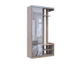 Předsíň Doros City One Door Dub Sonoma 1 zrcadlo 110 × 45 × 210 (44900083)