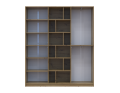 Skříň na oblečení Doros Morgan Grafit/Dub Artisan dveře DTD 180×40×210 (42001256)