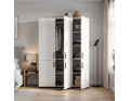 Skříň na oblečení Doros Thorn Bílá 3 DTD tyč 135x51.6x200 (44900483)