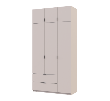 Šatní skříň Lukas Kašmír/Kašmír 3 dveře 120x50x240 (80737798)