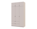 Šatní skříň Lukas Kašmír/Kašmír 3 dveře 135x50x240 (80737802)