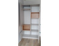 Skříň na oblečení s nikou Doros Dale Kašmír/Dub Artisan 2 dveře 115,2 × 52 × 220 (80737725)