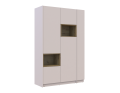 Šatní skříň s výklenkem a regálem Doros Dale Kašmír/Dub Artisan 2 dveře 143,2×52×220 (44900336)