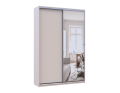 Šatní skříň s posuvnými dveřmi Doros City Light Kašmír 1 dveře / 1 zrcadlo 150×45×225 (80736356)