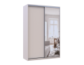 Šatní skříň s posuvnými dveřmi Doros City Light Kašmír 1 dveře / 1 zrcadlo 150×60×225 (80736353)